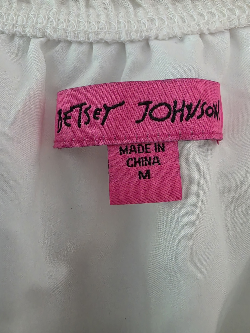 Betsey Johnson White Cotton Ruffled Maxi Dress - Picture 4 of 8